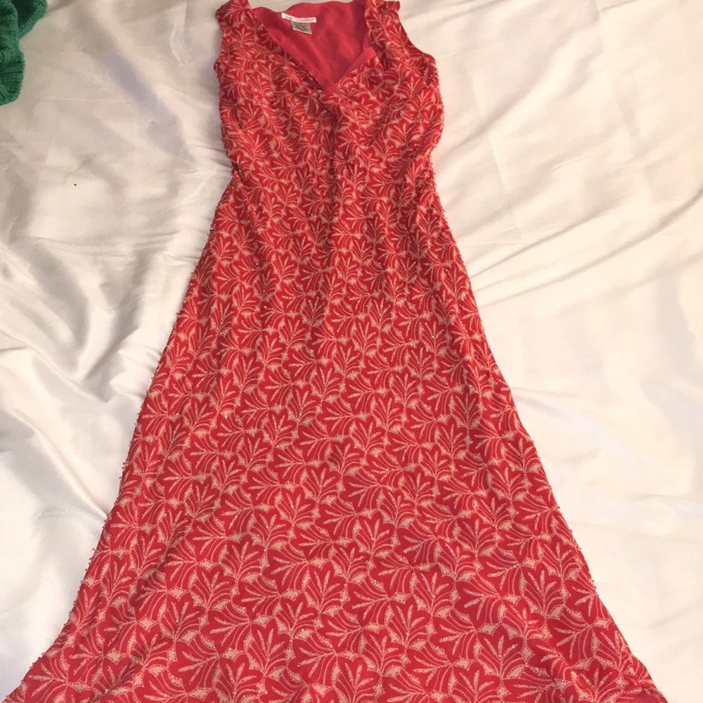 Jane Seymour Beaded Maxi Dress